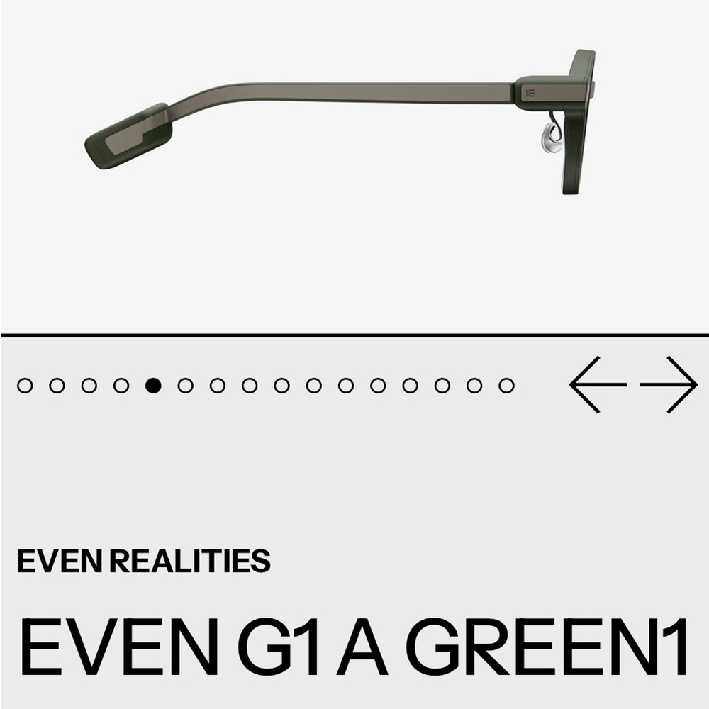 EVEN G1A Smart Glasses - Black - Picture 7 of 9